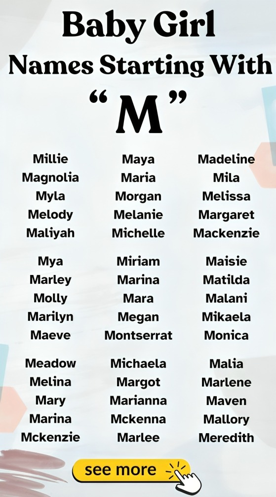 Names Starting With M: 100+ Best Ideas for Boys & Girls