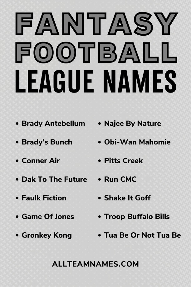 Dirty Fantasy Football Names – 100+ Hilarious & NSFW Ideas
